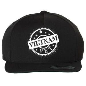 Vietnam Vet Stamp Wool Snapback Cap