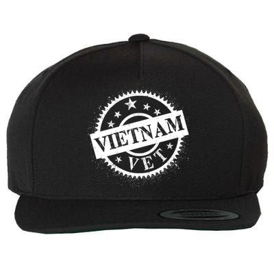 Vietnam Vet Stamp Wool Snapback Cap