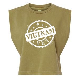 Vietnam Vet Stamp Garment-Dyed Women's Muscle Tee