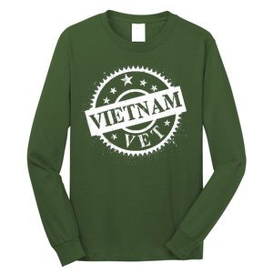 Vietnam Vet Stamp Long Sleeve Shirt