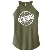 Vietnam Vet Stamp Women's Perfect Tri Rocker Tank