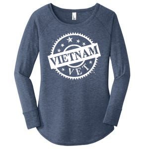 Vietnam Vet Stamp Women's Perfect Tri Tunic Long Sleeve Shirt