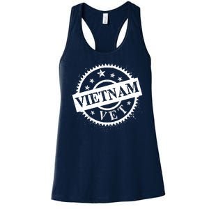 Vietnam Vet Stamp Women's Racerback Tank