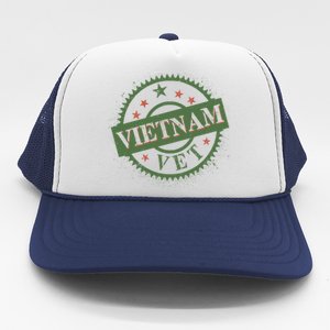 Vietnam Vet Stamp Trucker Hat