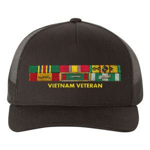 Vietnam Veteran Emblem Yupoong Adult 5-Panel Trucker Hat