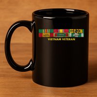 Vietnam Veteran Emblem 11oz C Handle Ceramic Mug