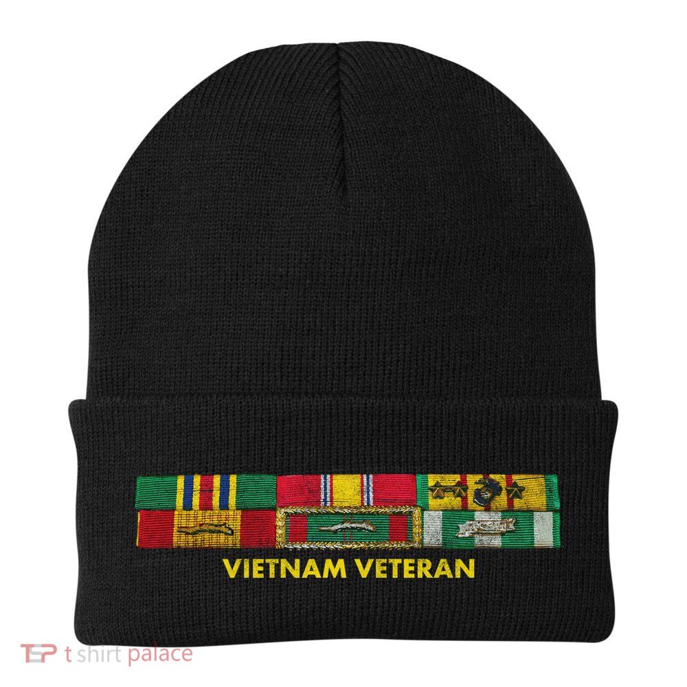 Vietnam Veteran Emblem Beanie
