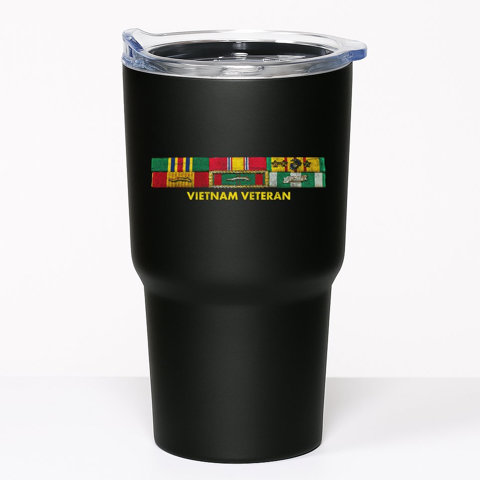 Vietnam Veteran Emblem Tumbler