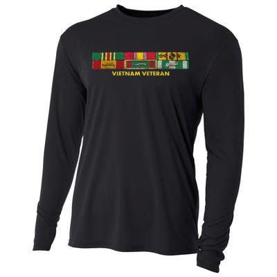 Vietnam Veteran Emblem Cooling Performance Long Sleeve Crew