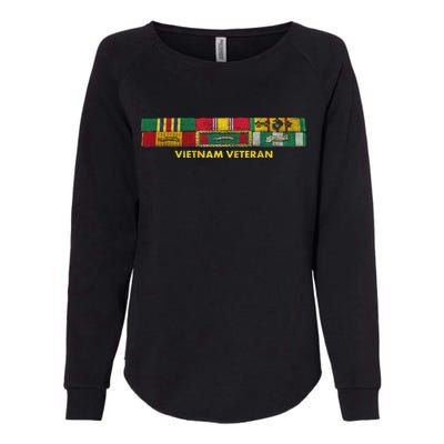 Vietnam Veteran Emblem Womens California Wash Sweatshirt