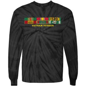 Vietnam Veteran Emblem Tie-Dye Long Sleeve Shirt