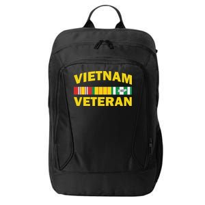 Vietnam Veteran Flag Logo City Backpack