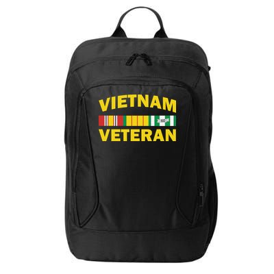 Vietnam Veteran Flag Logo City Backpack