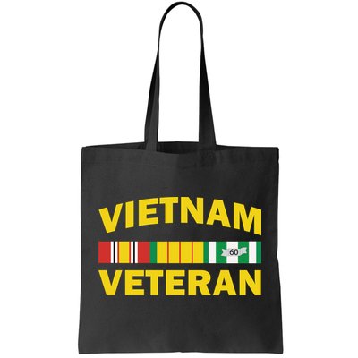 Vietnam Veteran Flag Logo Tote Bag