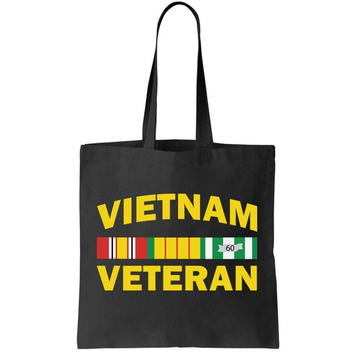 Vietnam Veteran Flag Logo Tote Bag