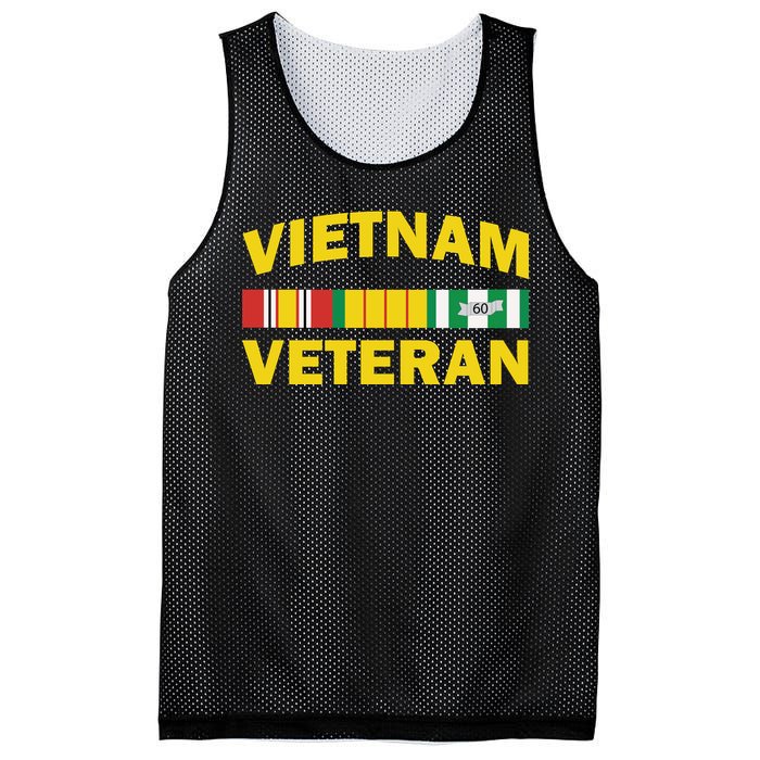 Vietnam Veteran Flag Logo Mesh Reversible Basketball Jersey Tank