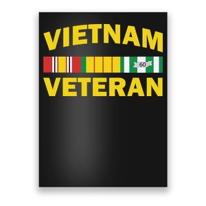 Vietnam Veteran Flag Logo Poster