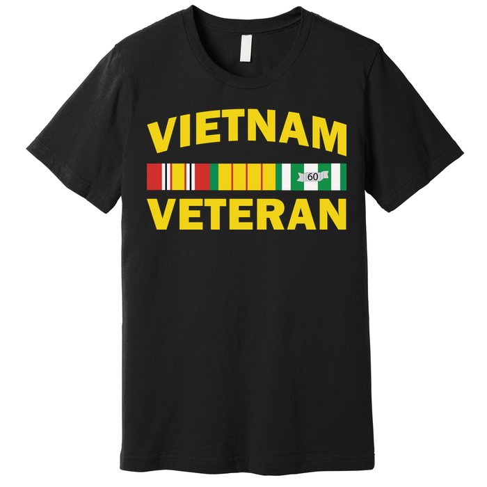 Vietnam Veteran Flag Logo Premium T-Shirt