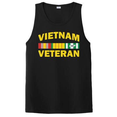 Vietnam Veteran Flag Logo PosiCharge Competitor Tank