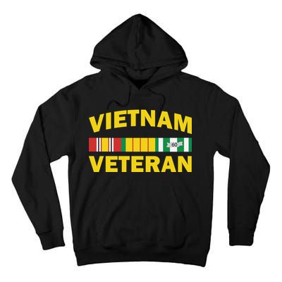 Vietnam Veteran Flag Logo Tall Hoodie