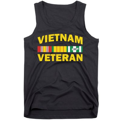 Vietnam Veteran Flag Logo Tank Top