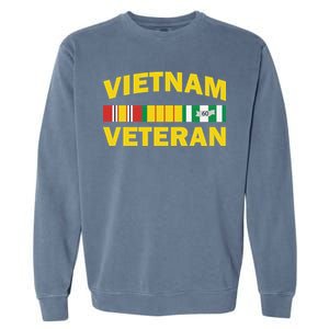 Vietnam Veteran Flag Logo Garment-Dyed Sweatshirt