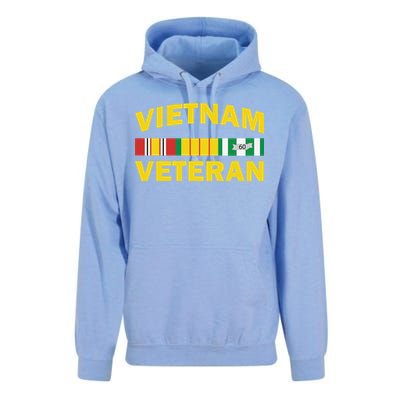 Vietnam Veteran Flag Logo Unisex Surf Hoodie