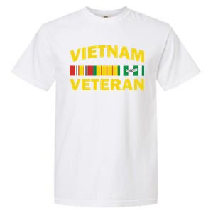 Vietnam Veteran Flag Logo Garment-Dyed Heavyweight T-Shirt