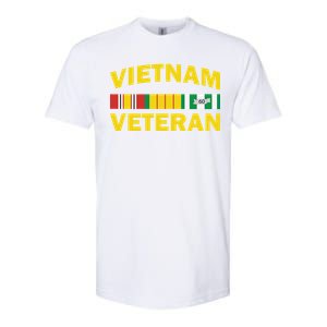 Vietnam Veteran Flag Logo Softstyle CVC T-Shirt