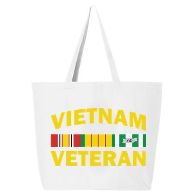 Vietnam Veteran Flag Logo 25L Jumbo Tote