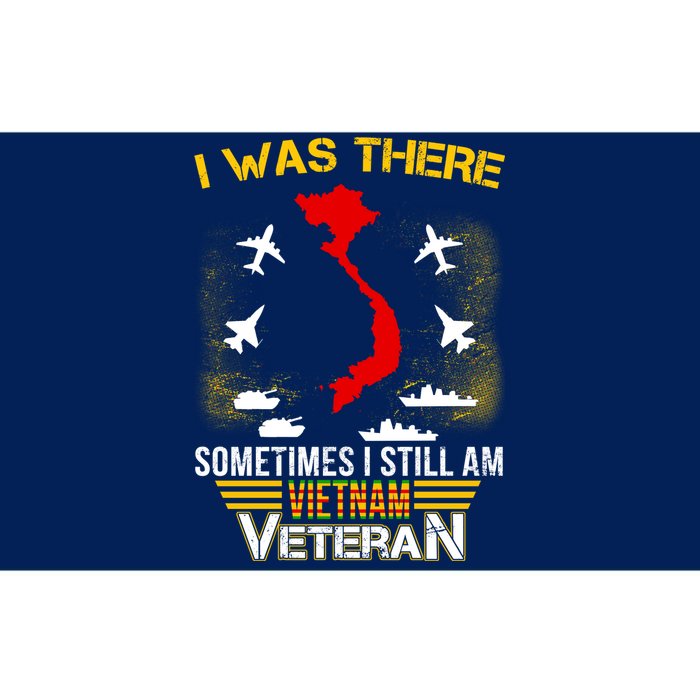 Vietnam Veteran I Was There Bumper Sticker