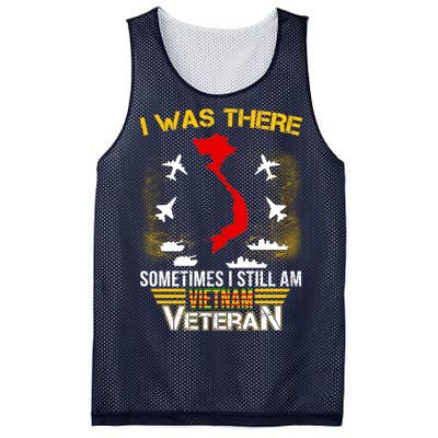 Vietnam Veteran I Was There Mesh Reversible Basketball Jersey Tank