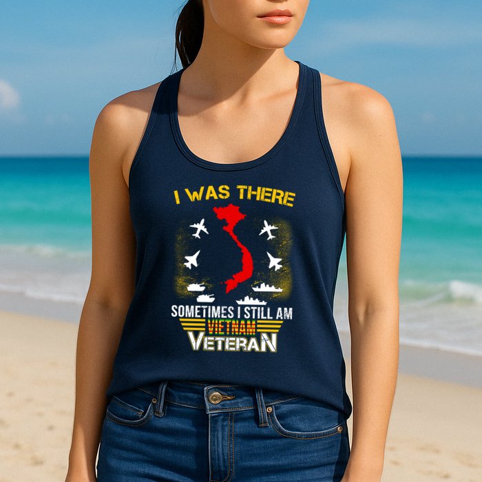 Vietnam Veteran I Was There Womens Tank Top