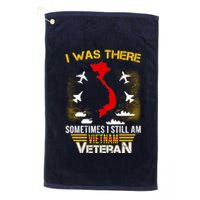 Vietnam Veteran I Was There Platinum Collection Golf Towel