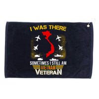 Vietnam Veteran I Was There Grommeted Golf Towel