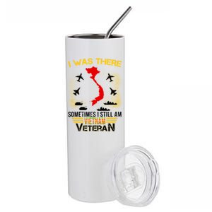 Vietnam Veteran I Was There Stainless Steel Tumbler