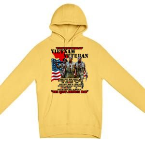 Vietnam Veteran The Best America Had Premium Pullover Hoodie