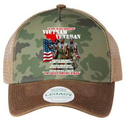 Vietnam Veteran The Best America Had Legacy Tie Dye Trucker Hat