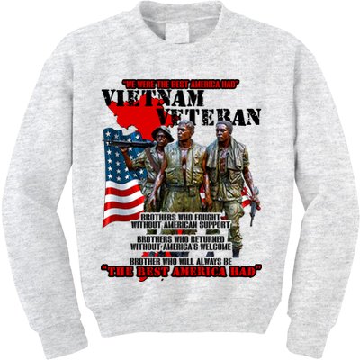 Vietnam Veteran The Best America Had Kids Sweatshirt