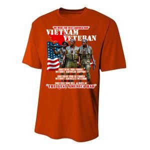 Vietnam Veteran The Best America Had Performance Sprint T-Shirt