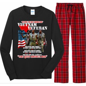 Vietnam Veteran The Best America Had Long Sleeve Pajama Set