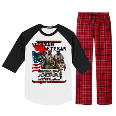 Vietnam Veteran The Best America Had Raglan Sleeve Pajama Set