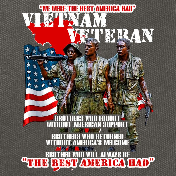 Vietnam Veteran The Best America Had Cotton Canvas Backpack