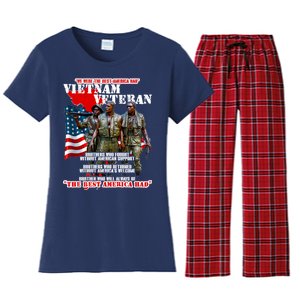 Vietnam Veteran The Best America Had Women's Flannel Pajama Set