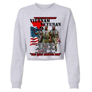 Vietnam Veteran The Best America Had Cropped Pullover Crew