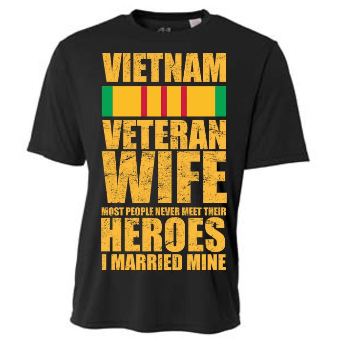 Vietnam Veteran Wife Cooling Performance Crew T-Shirt