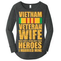 Vietnam Veteran Wife Women's Perfect Tri Tunic Long Sleeve Shirt