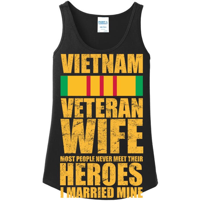 Vietnam Veteran Wife Ladies Essential Tank