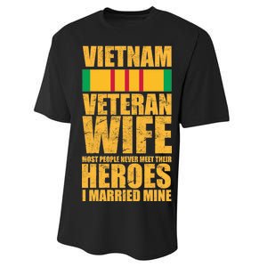 Vietnam Veteran Wife Performance Sprint T-Shirt