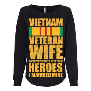 Vietnam Veteran Wife Womens California Wash Sweatshirt